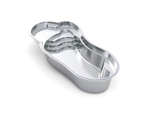 The Eclipse 30 fiberglass swimming pool model