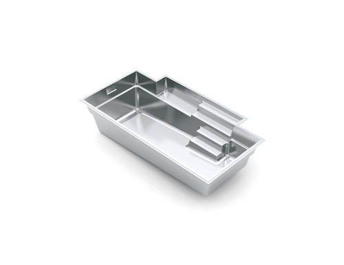 The Elegance 23 fiberglass swimming pool model
