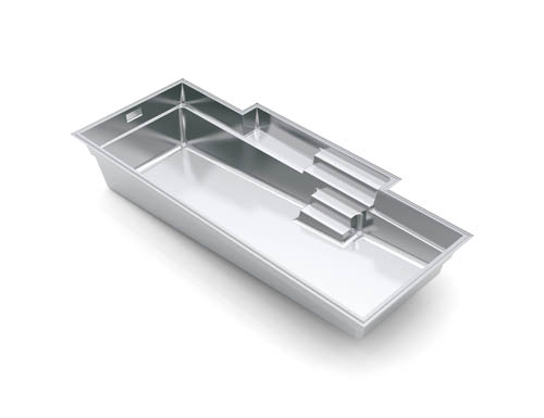 The Elegance 33 fiberglass swimming pool model