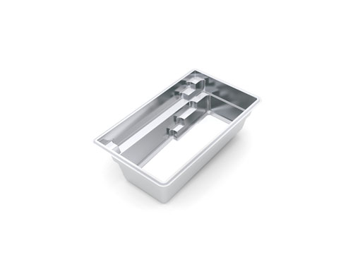 The Harmony 16 fiberglass swimming pool model
