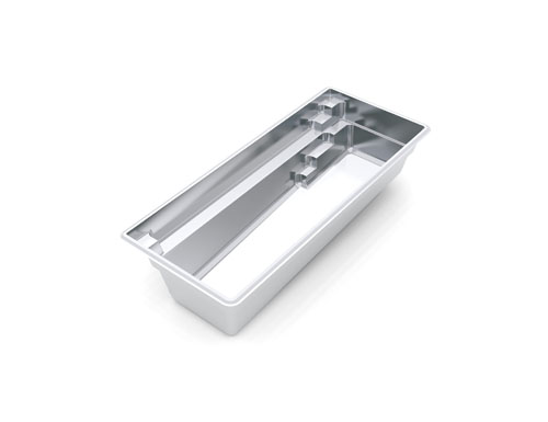 The Harmony 23 fiberglass swimming pool model