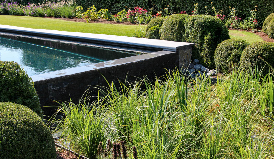 Leisure Pools Cube fiberglass flat bottom swimming pool
