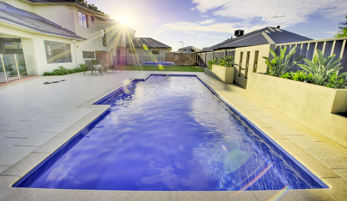Leisure Pools Elegance large precast composite swimming pool
