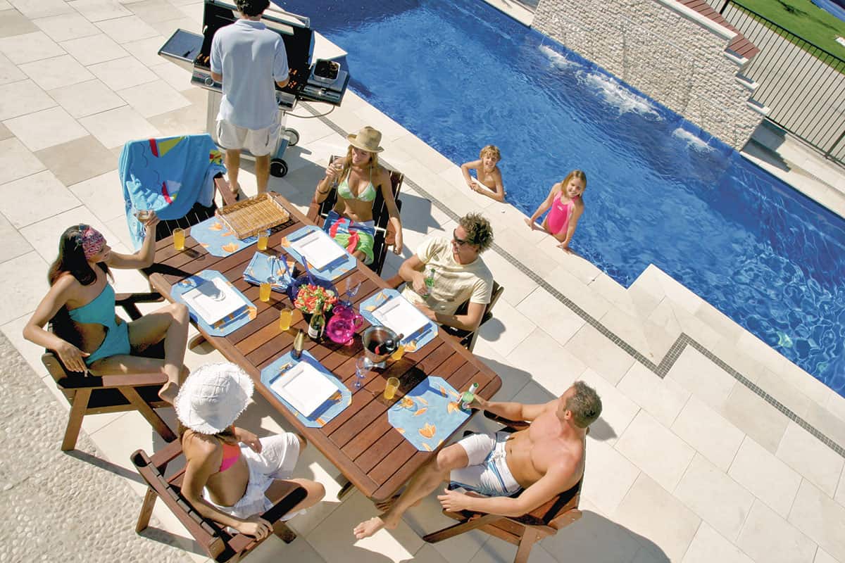 Having your own swimming pool an make you popular in your neighborhood