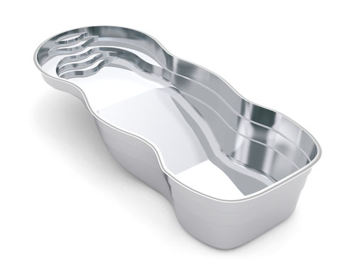 The Mediterranean 40 fiberglass swimming pool model