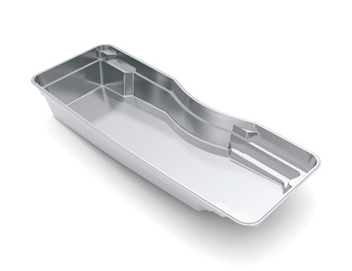The Moroccan 38 fiberglass swimming pool model