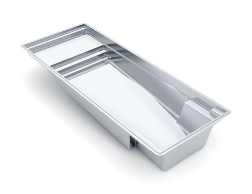The pinnacle 40 fiberglass swimming pool model