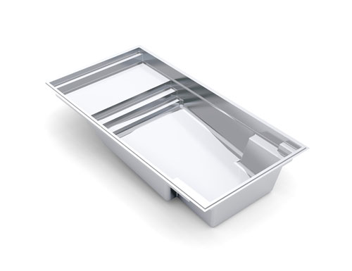 The pinnacle 30 fiberglass swimming pool model