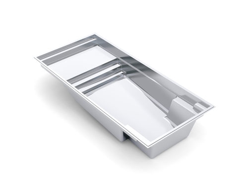 The Summit 30 fiberglass swimming pool model