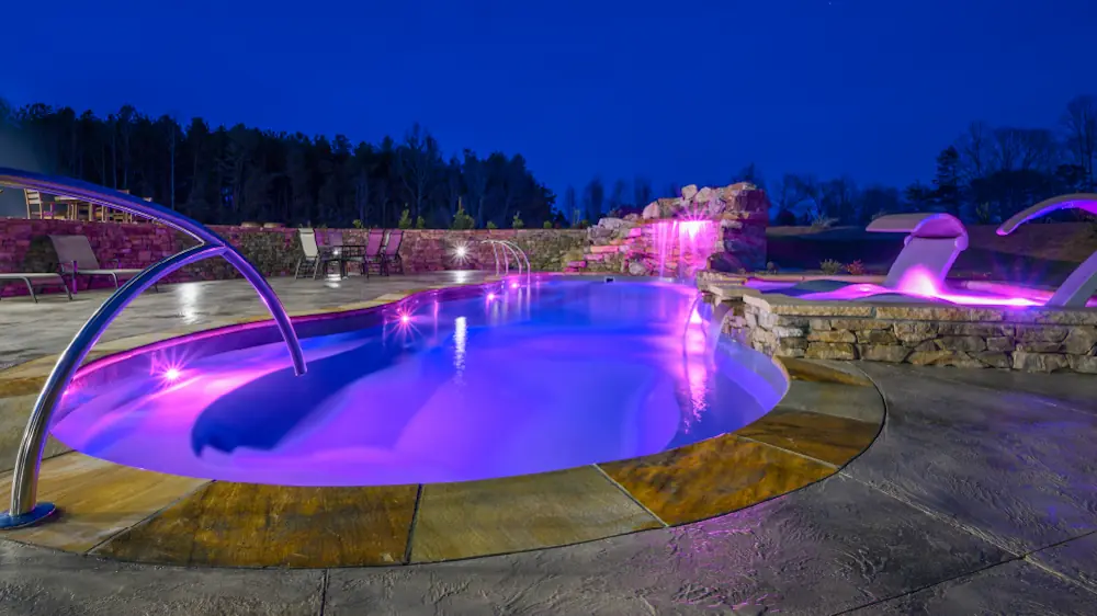 LED Lighting effects for your backyard pool