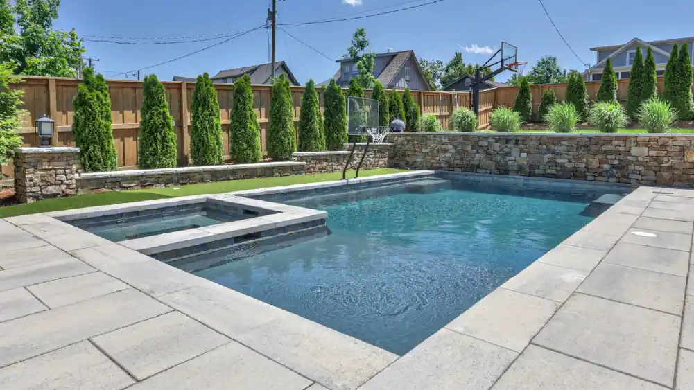 Award-winning pool installation by Kevin Sparks Signature Pools