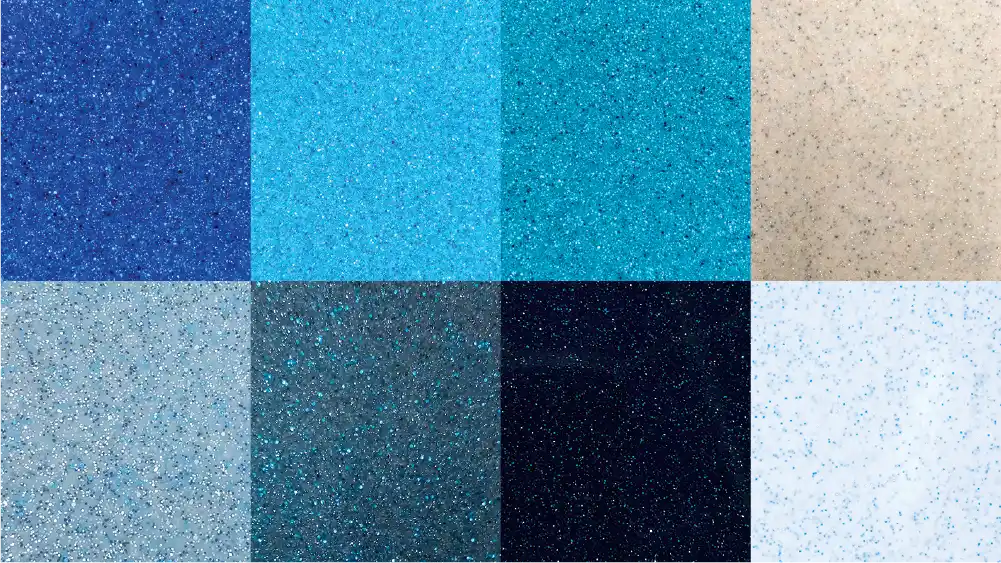 Eight Popular Pool Color Choices from Leisure Pools
