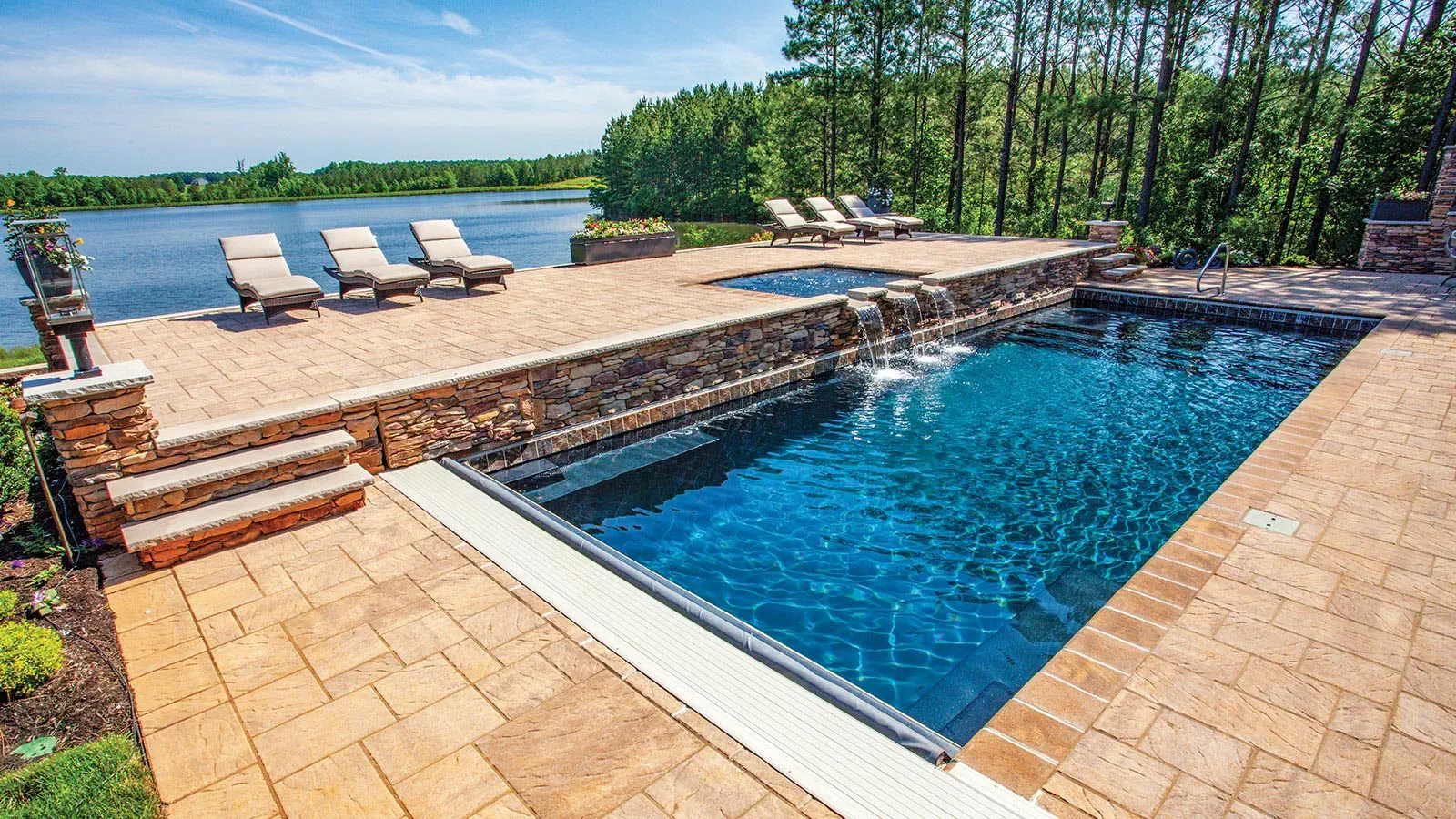 Ebony Blue swimming pool color