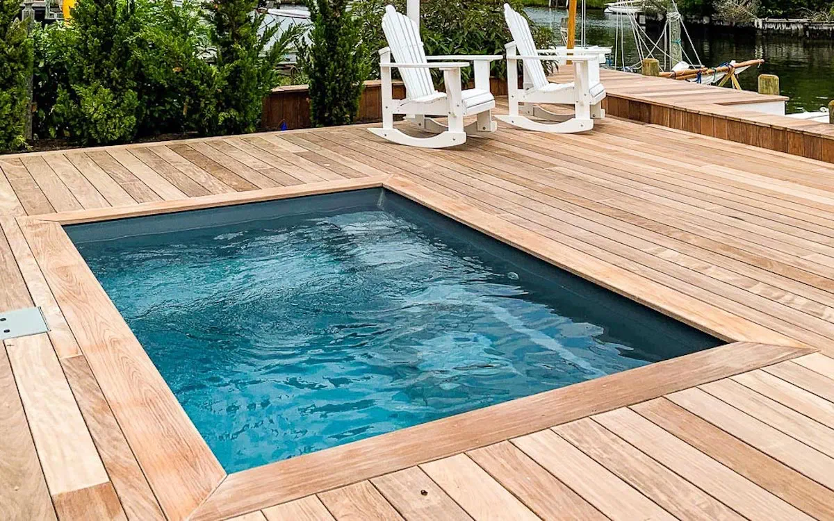 Small backyard pools are fun!