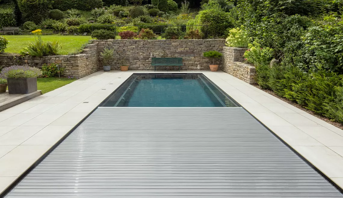 The Linear fiberglass pool from Leisure Pools