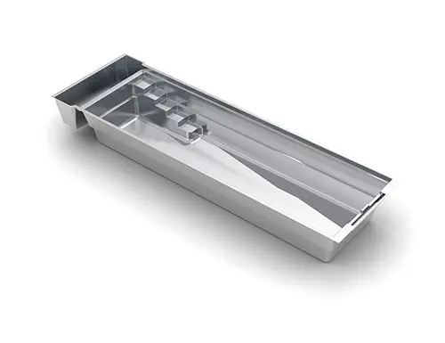 The Linear 36 fiberglass swimming pool model