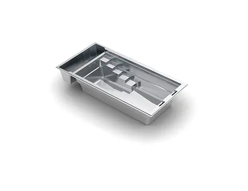 The Cube 23 fiberglass swimming pool model