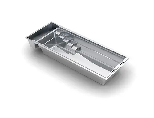 The Linear 30 fiberglass swimming pool model