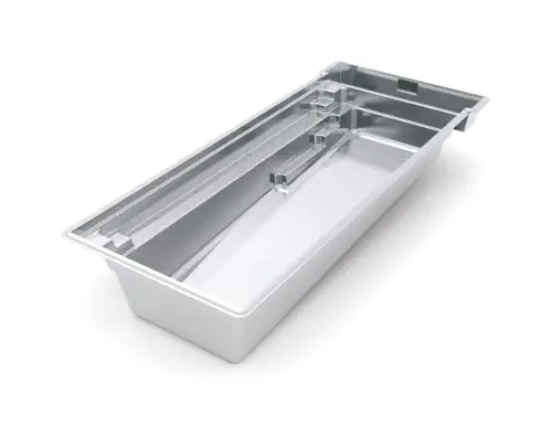 Leisure Pools Reflection Plus Cover Box fiberglass pool shape